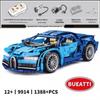 Green Bull 1:14 Remote Control Sports Car - Lego-Compatible Racing Model Building Set