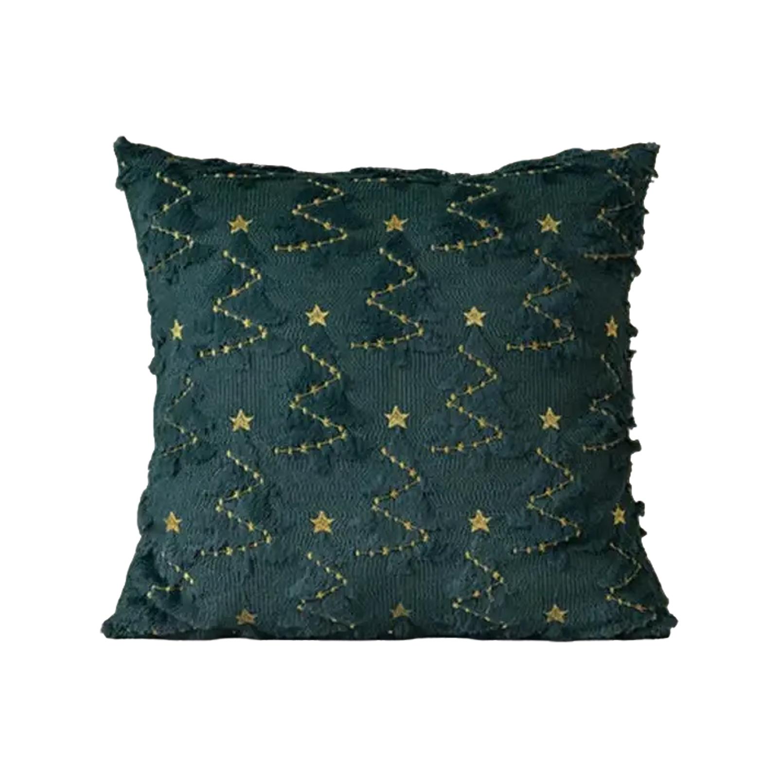 

Christmas Embroidered Pillowcases Christmas Tree, Snowflakes,Cushion Covers, Embroidered Pillowcases, Christmas Gifts, Christmas Decorations One Size
