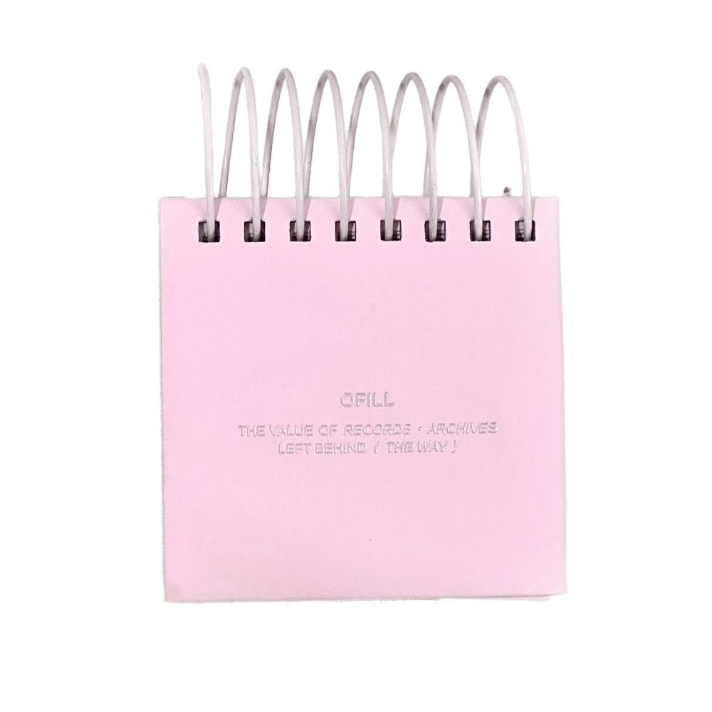 

Розовый блокнот на спирали с цветущей сакурой, блокнот для DIY, милый блокнот на пружине, канцелярские принадлежности