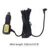 Doppelter Mini-USB-Anschluss Dashcam Auto Zigarettenanzünder Adapter Stromkabel Buchse Ladegerät für DVR Fahrzeugladezubehör