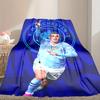 1pc Comfortable Home Print Throw Blanket, Manchester United Manchester City Blanket For Bed and Sofa Use, Special Present For Family