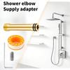 Metal Shower Elbow Water Supply Adapters Pipe Extension Link Suitable for K-98350 for Secure Installation & No Leaks