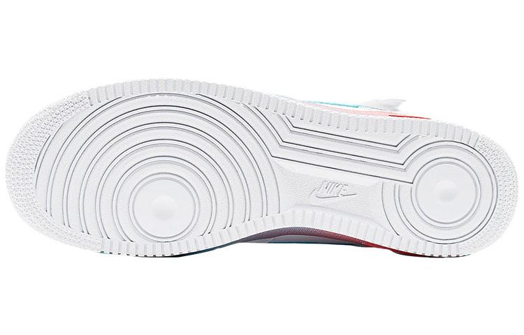 Nike Air Force 1 High Gradient White Blue Fury Ember Glow CJ0525-100