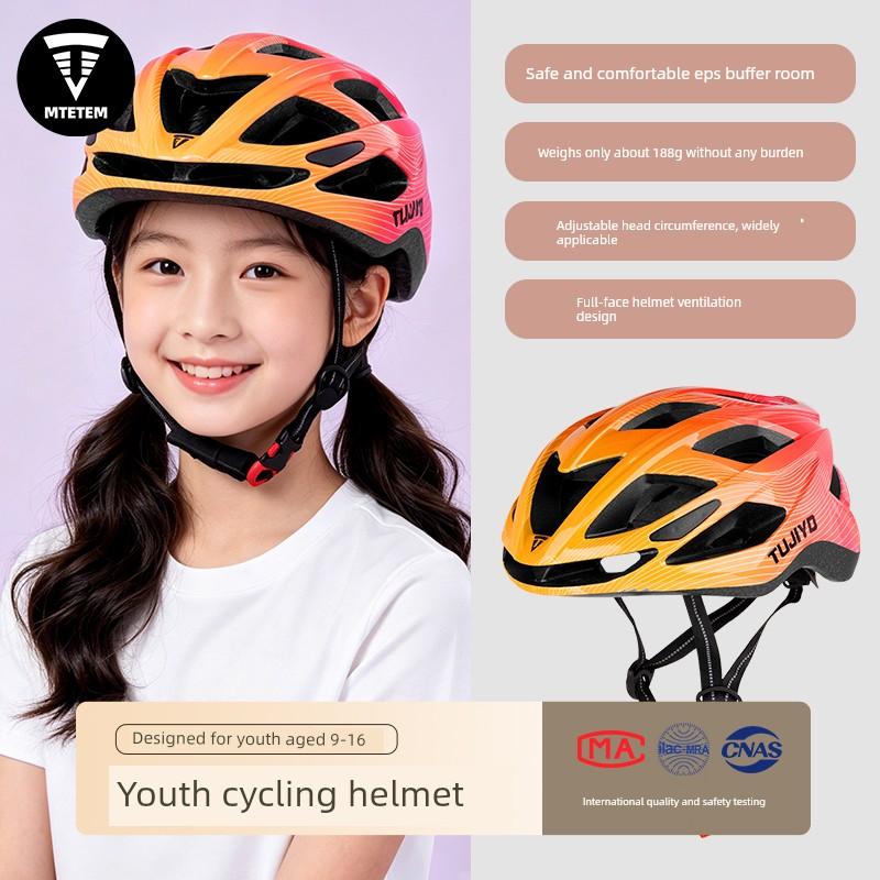 Mtetem Youth and Kidsren's Helmets, Cycling Equipment, Girls' Bicycle Protective Gear, Safety Helmets, Mountain Bikes, Bicycles