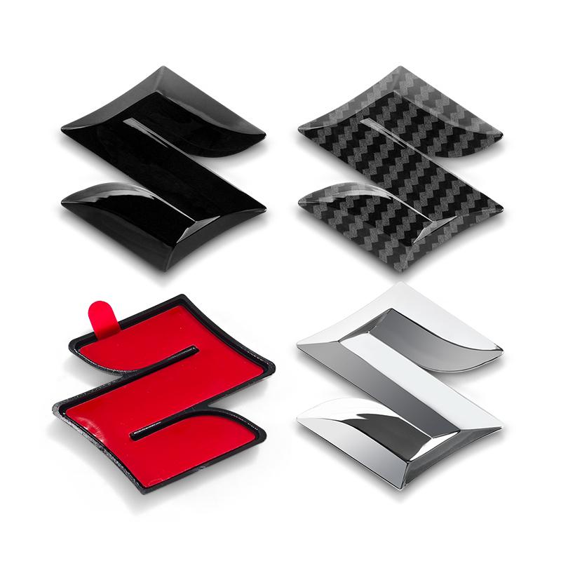 4.9*5cm 1 Pieza Decoración Pegatina Volante Coche Auto Insignia Logo para Suzuki Vitara Gsr 600 Jimny Escudo Swift Strom 650 Alto Samurai Ltz 400