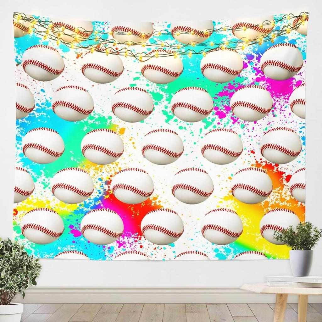 Basketball Tapestry Black White Tapestry Wall Hanging For Kids Boys Girls Basketball Court Print Wall Tapestry Ball Game Wall