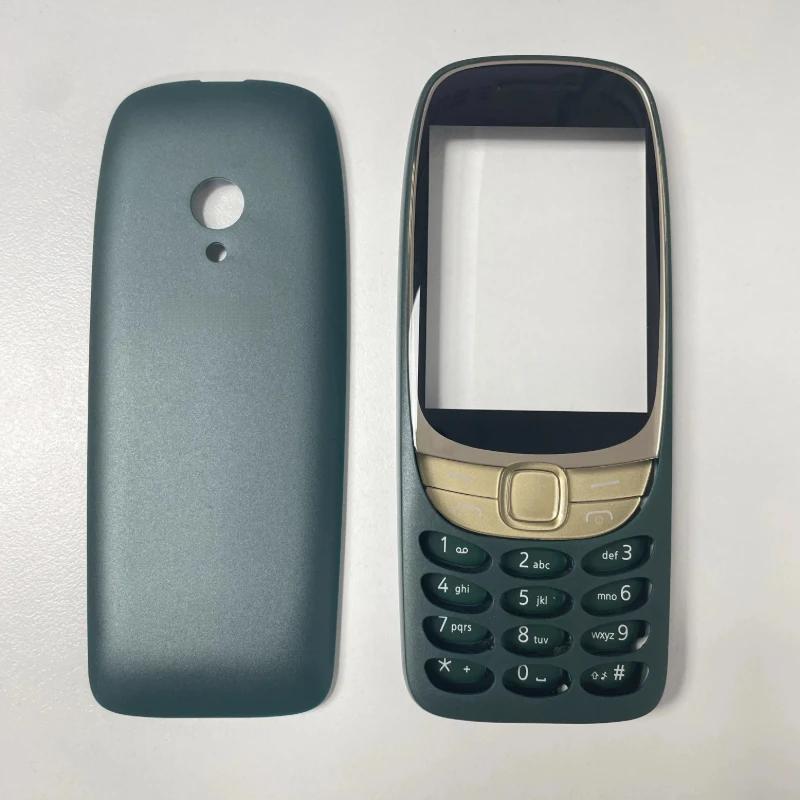 Pentru Nokia 6310 2021 4G Carcasă Baterie Carcasă tastatură Engleză Înlocuire verde