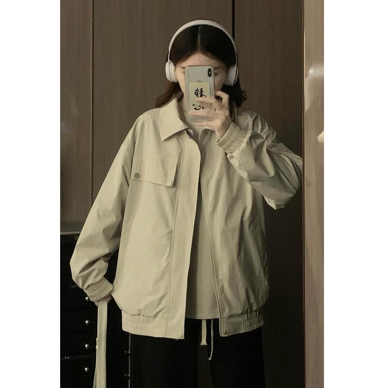 Plaid Jacket Men's New Spring and Autumn Loose Casual Versatile Coat