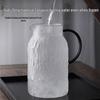 Wave Pattern Glass Pitcher Set
