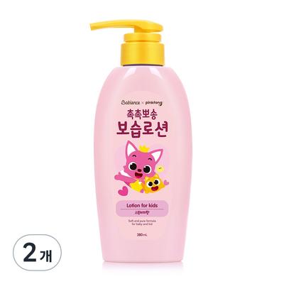 Babiance Pinkfong Lozione Idratante Profumo Dolce Pesca, 2 unità, 380ml