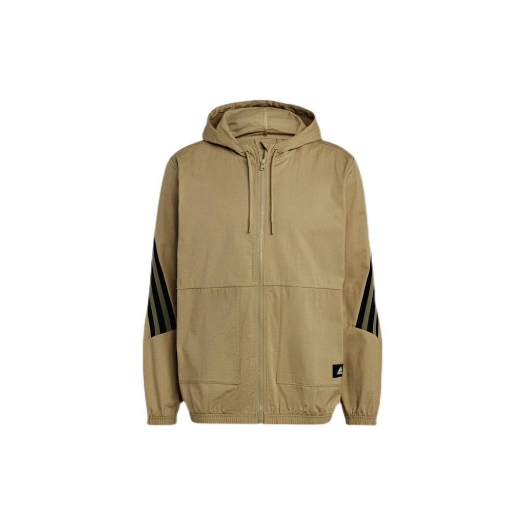 Adidas Jackets Men's Khaki Hooded Moderate Other H21536