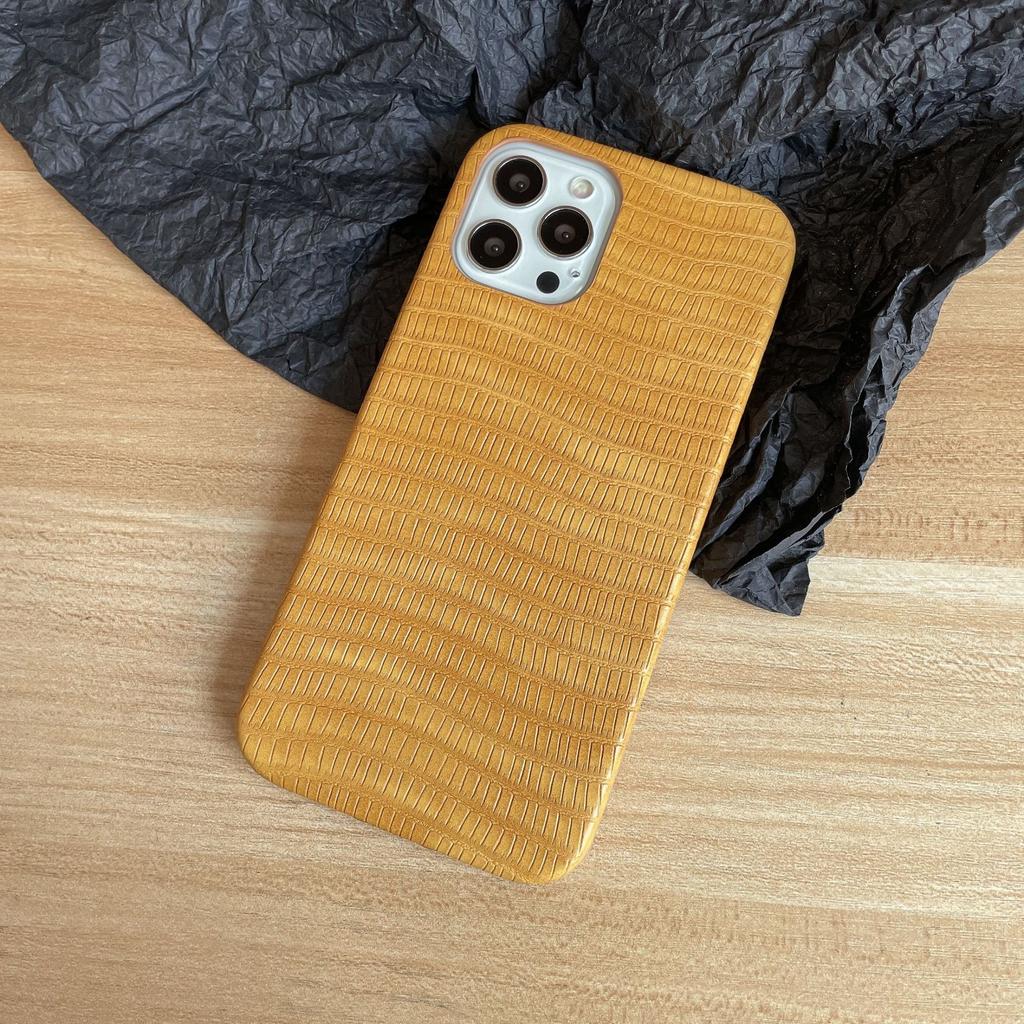 Cold wind rhombus cortex iPhone13 Apple 12 mobile phone case 11promax simple 8p/7se/x suitable