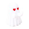 Ghost Phone Holder Cute Small Middle Finger Ghost Figurine Phone Stand Halloween Tabletop Pen Holder for Home Office Desktop Decoration