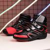 Stivali in Pelle da Moto Traspiranti Antiscivolo Resistenti all'Usura per Piloti Scarpe alla Caviglia da Corsa per Moto Nuovi Stivali da Motociclista