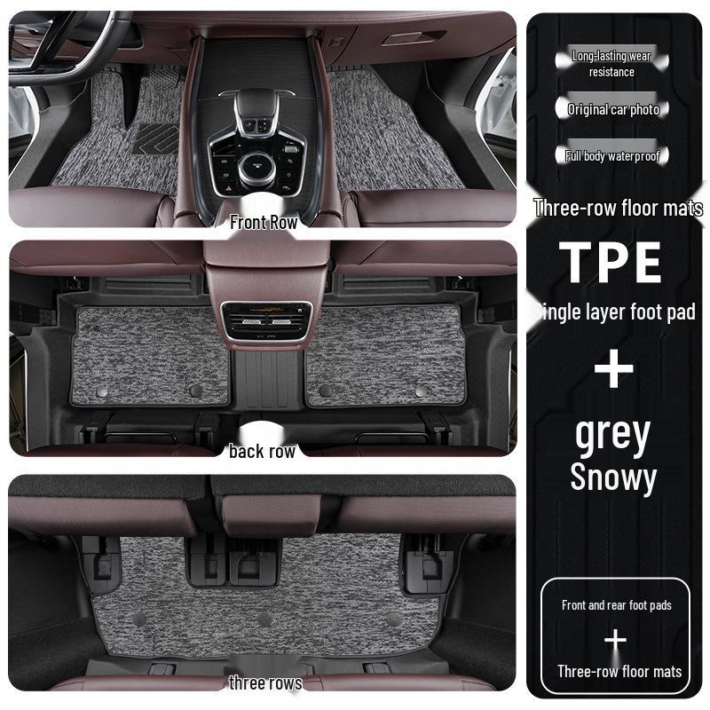 TPE Full-Coverage Floor Mats for Chery Tiggo 8, 6 & 7-Seater (2018-2025 Pro Plus Models)