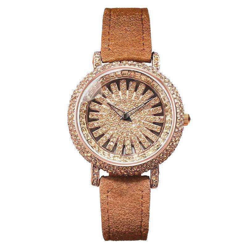 Diamond-encrusted Transshipment Niche Luxury Waterproof Women Trend Student Watch Women
