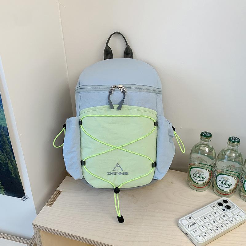 Schoolbag Niche Design Travel Bag Dopamine Outdoor Mountaineering Bag High Value Backpack Women's Leisure Fitness Cycling Backpack