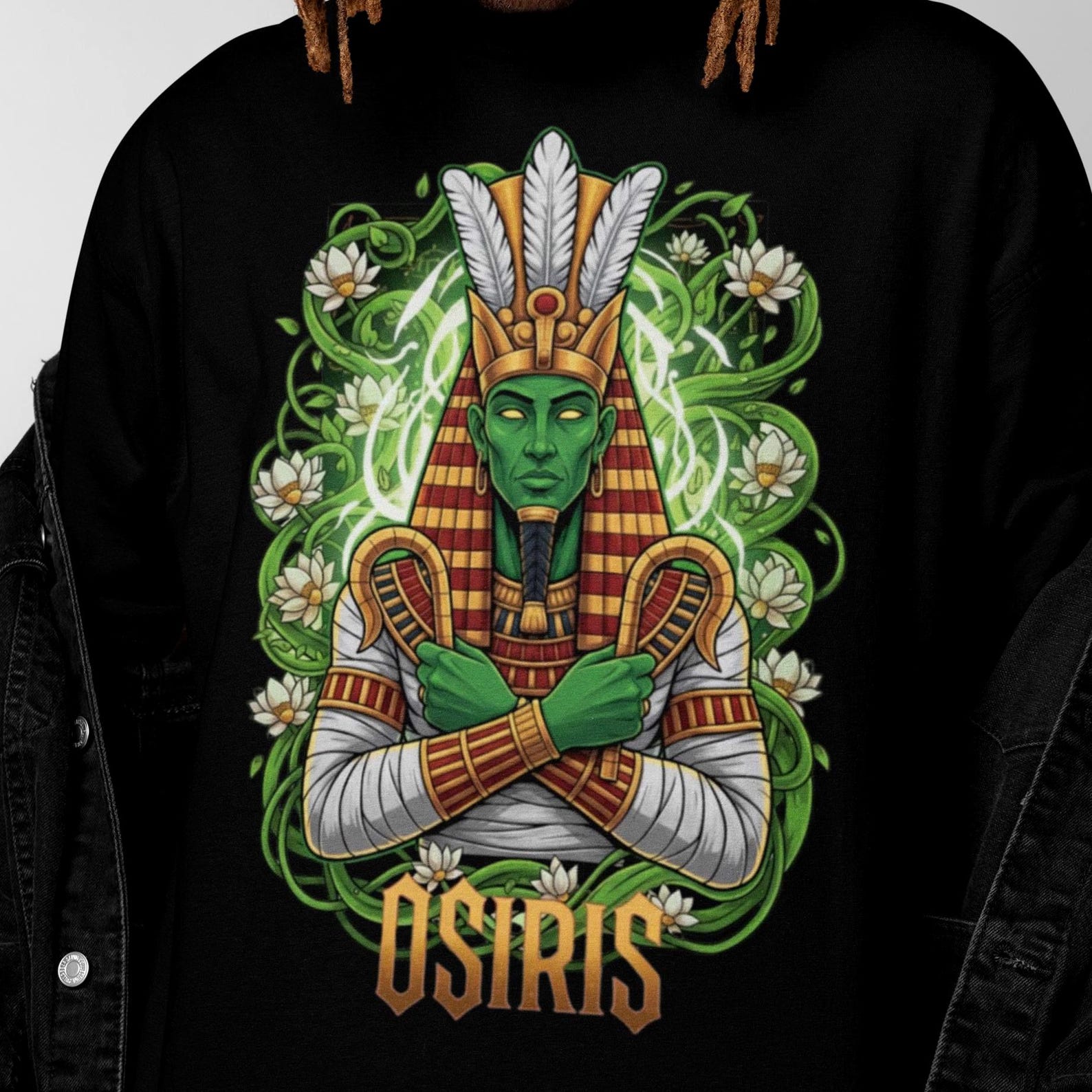 Osiris T-Shirt | Egyptian Mythology | Vintage Egyptian God Tee 4XL