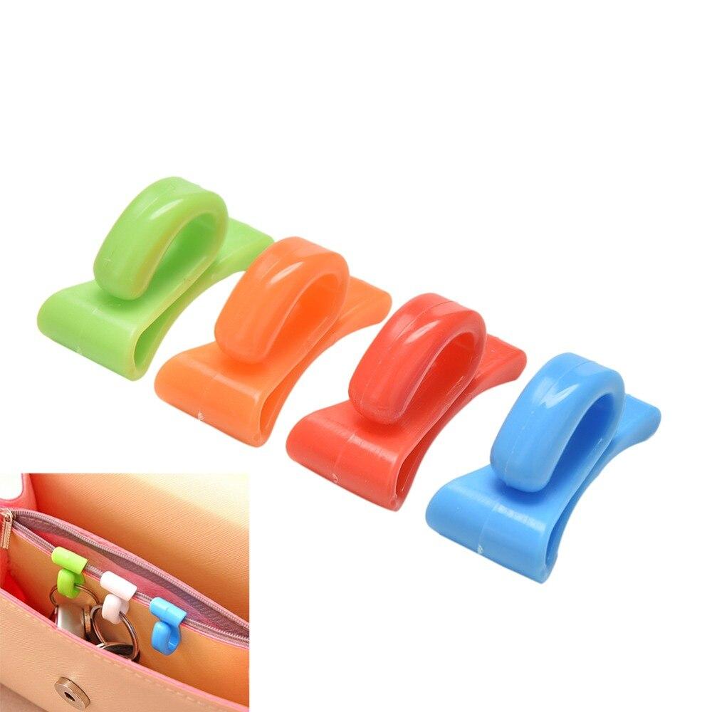 

6Pcs Practical Anti Lost Key Clips Key Holder Built-in Bag Inner Hooks 6pc random color
