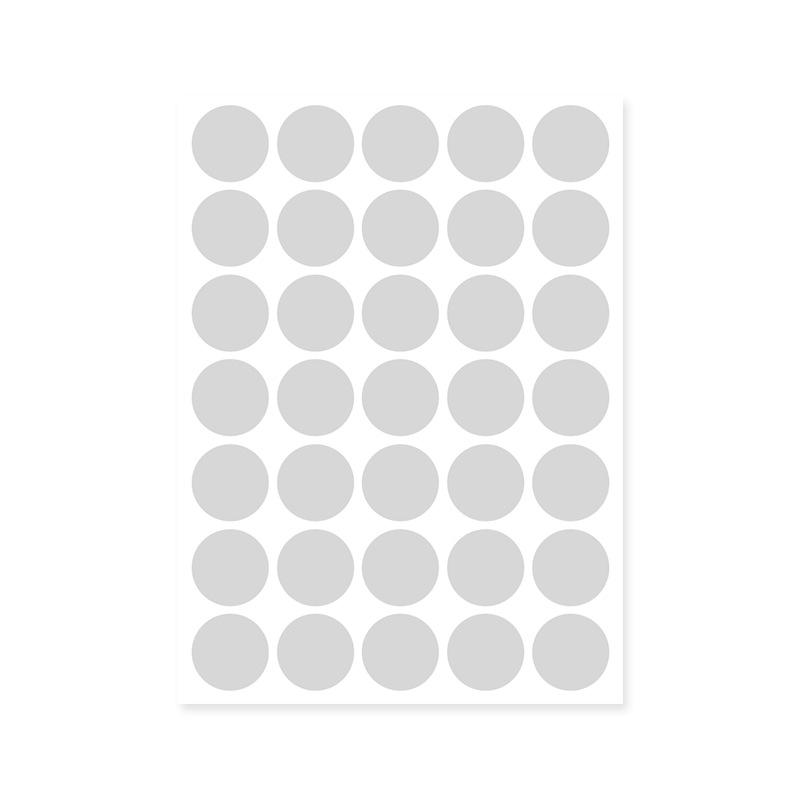 Colorful A5 Dot Stickers: Blank Round Adhesive Labels for Handwriting, Classification, and Sealing