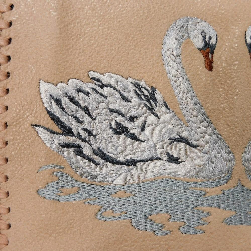 Stella McCartney Borsa a Spalla Falabella Frange a Cigno Cucitura Colore Cipria Giappone