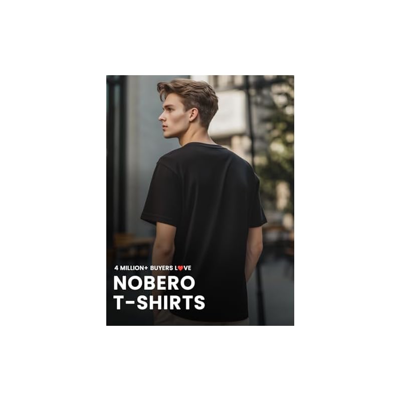 Nobero Men' Graphic Print Regular Fit TShirt (1MTwtsC0722_Black