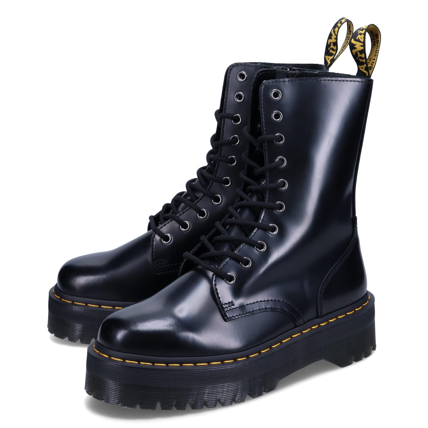 

Dr. Martens 10 Eye Boot JADON HI Platform Zip Up 25565001 BLACK 22.5-23.0 cm