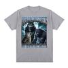 Alpha in den Straßen Kätzchen im Bett T-Shirt Lustige Werwolf Meme T-Shirts Unisex Damen Lässiger Komfort Baumwolle Übergroßes T-Shirt
