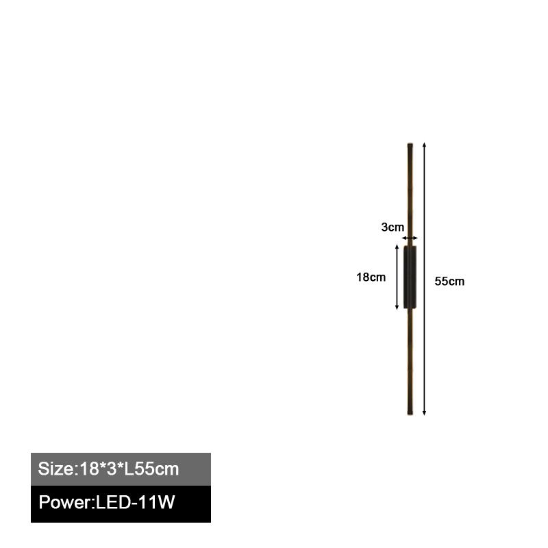 

Nordic Black LED Настенные светильники Настенный светильник для спальни, гостиной, внутренние лампы, настенные бра, светильники, декор для дома AC110-220V Cool White