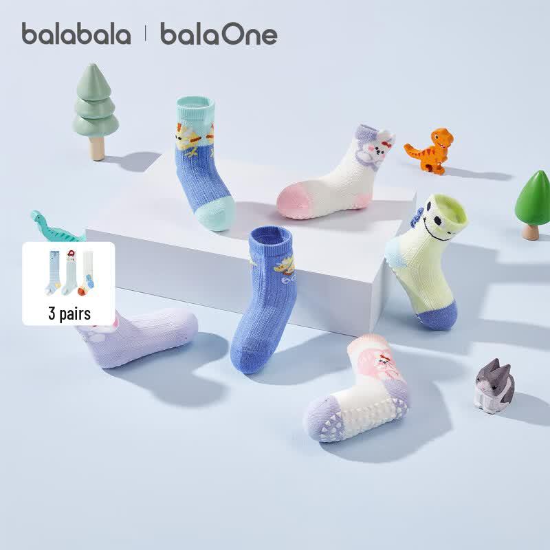 Balabala Baby Summer Mesh Anti-Mosquito Long Socks 3-Pack