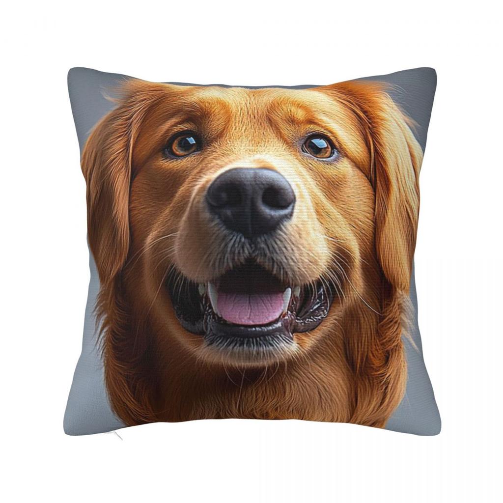 Brown Labrador Cute Dog Pet Animal Pillowcase Cushion Comfort Throw Pillow Sofa Cushions Used for Home Bedroom Living Room