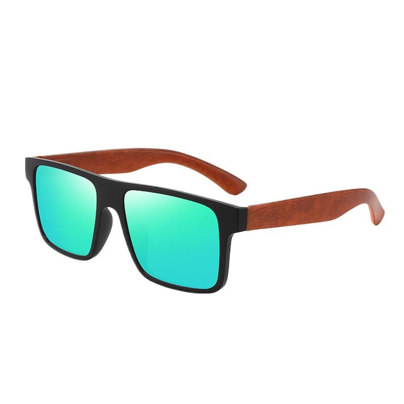 New Retro Uv Resistant Bamboo And Wood Sunglasses Summer Men'S Outdoor Sunshade Driving Eyeglasses Uv400