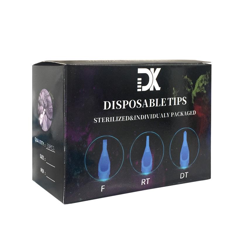 RT Round Tip Tattoo Nozzles: Disposable, Integrated Needles for Permanent Makeup & Shading Tools