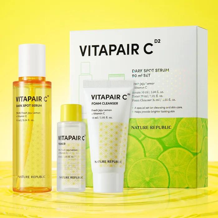 VitaPair C Blemish Serum 90ml Large Size Special Set Serum 90ml + Toner 30ml + Foam Cleanser 30ml