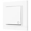 Bell Switch with Frame Karlik Mini White