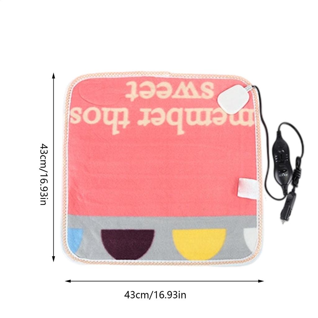 Almofada Aquecida para Assento USB para Inverno Trabalho em Casa Relaxamento Acampamento ao Ar Livre Pesca Piquenique Shows Arquibancada Esportes