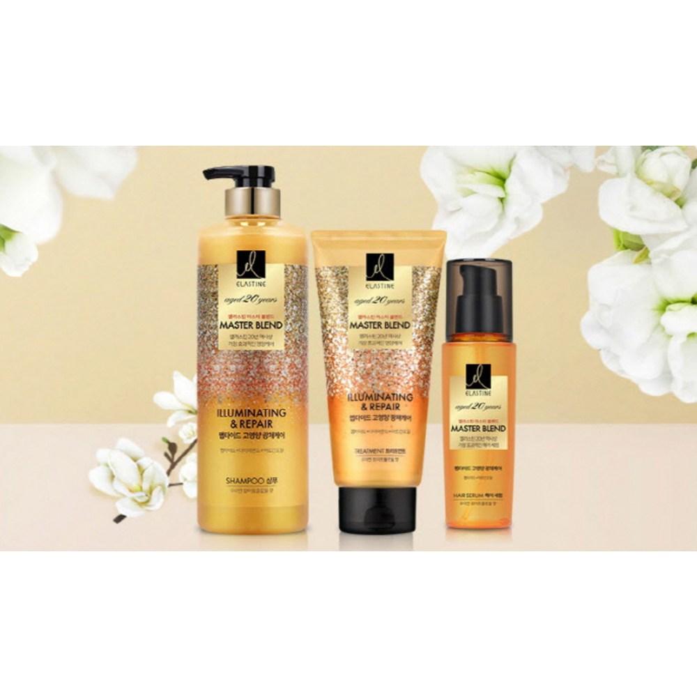 Elastin Master Blend Peptide High-Nutrition Shampoo White Floral Fragrance, 770ml, 2 units