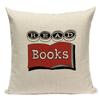 Cute Letter Print Pillow Case Square Cushion Cover Decorative For Sofa Bedroom Living Room Seat Car Office Home Decor