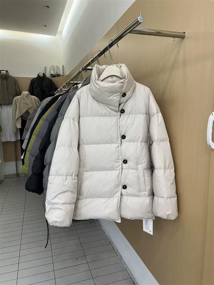 Purchased autumn and winter casual literary Nordic soft puff down jacket women's short coat