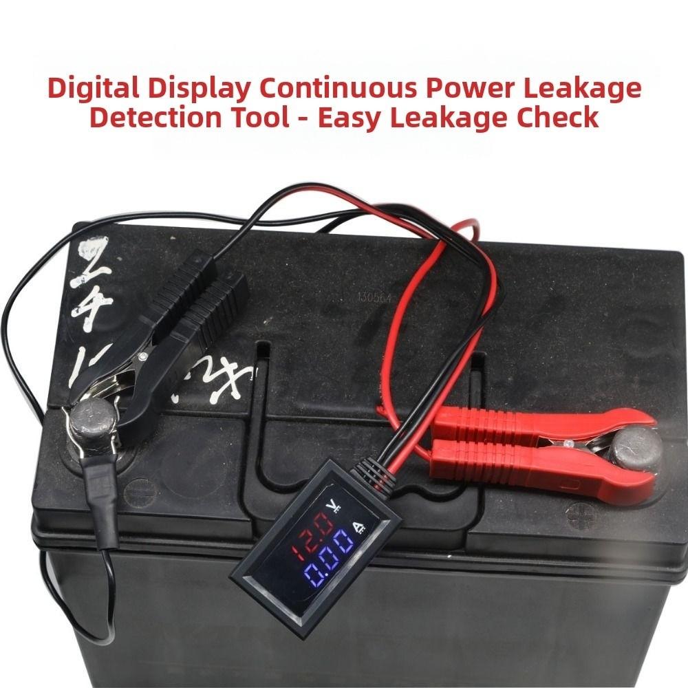 Spring Clip Connection Battery Drain Tester ABS Parasitic Draw Detector  Vehicle Maintenance