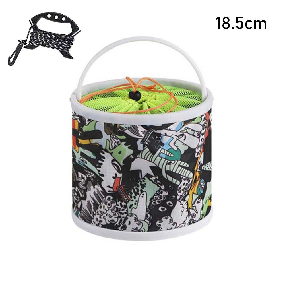 1Pcs Thickened Folding Fishing Bucket Hard Bottom Water Collection New Water Bag