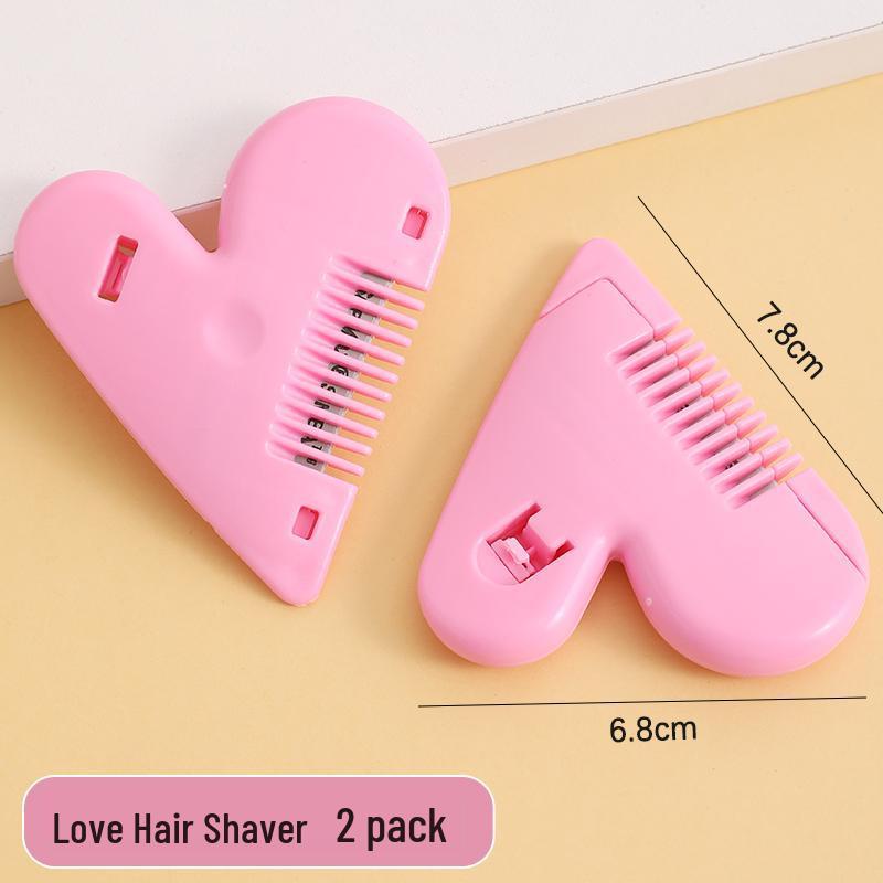 Heart-Shaped Thinning Comb for Girls & Kids - Bang Trimmer Scissors