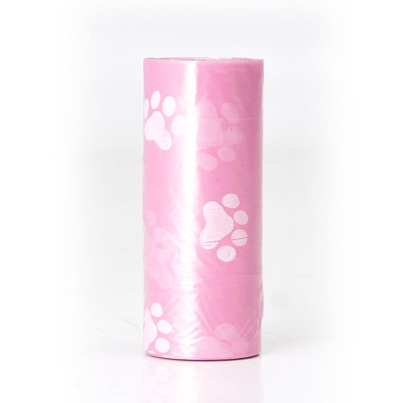 Dog Walking Portable Solid Color Poop Bags