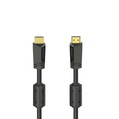 Hama Germany Plug M High-speed HDMI™ Cable, - Plug, 4K, Ethernet, Gold-plated, 15.0