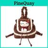 Plush Backpack With Plaid Pattern For Casual Daily Use