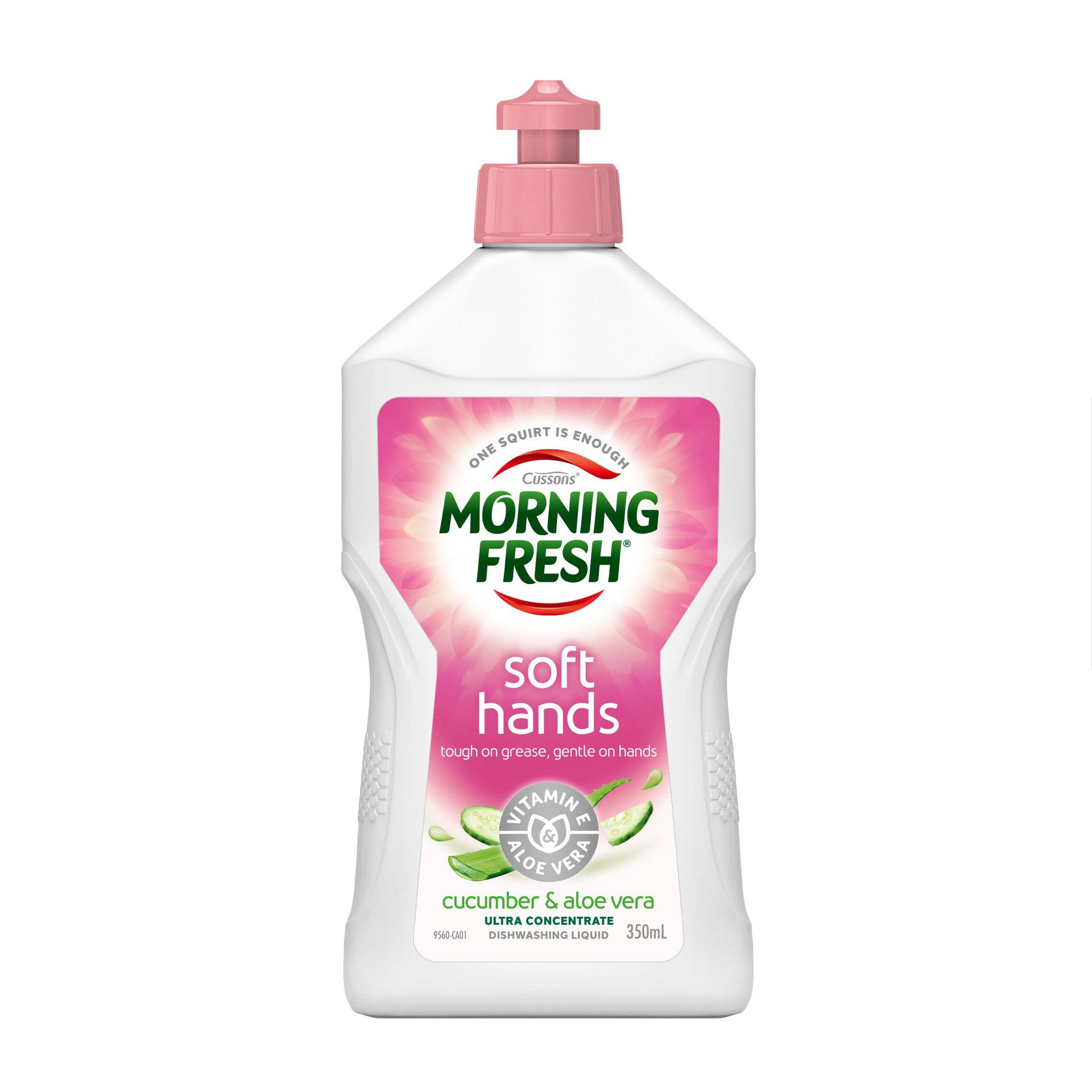 MorningFresh Cucumber Aloe Vera Dish Soap 350ml, Multi-Fragrance, Australian Imported