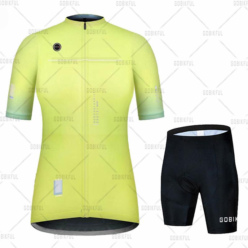 Womens Cycling Jersey Bib Shorts Sets Wear Racing Bike Clothing Kits Feminino Bicycle Clothes Suits Riding 2026 Summer Breathable Cycling Suit Set