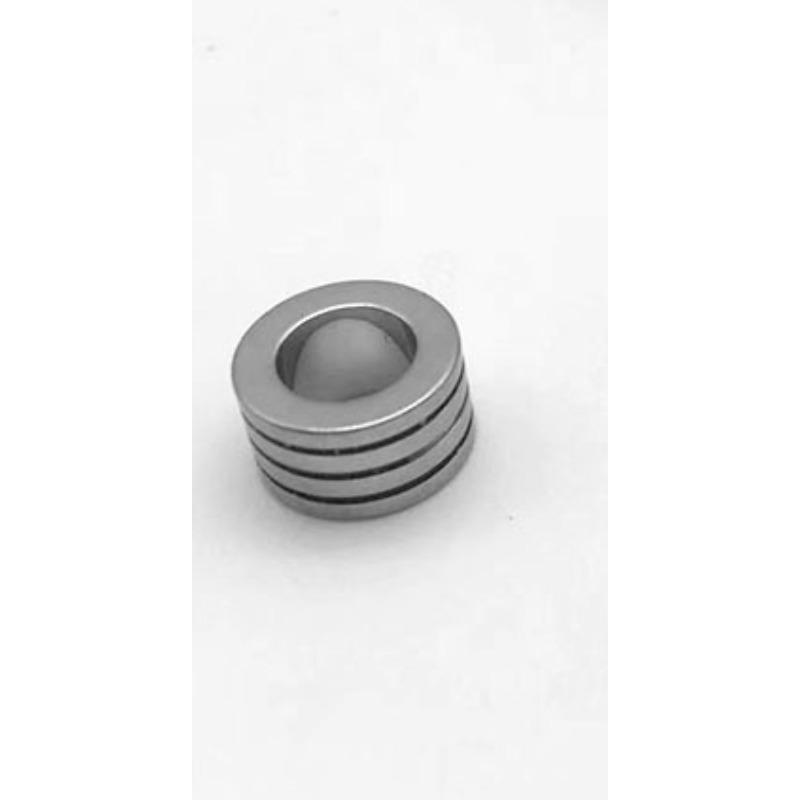 Stainless Steel Three-slot Hole Pearl Accessory Stringing Beads Necklace Bracelet Stringing Jewelry Bracelet Large Hole Positioning Beads