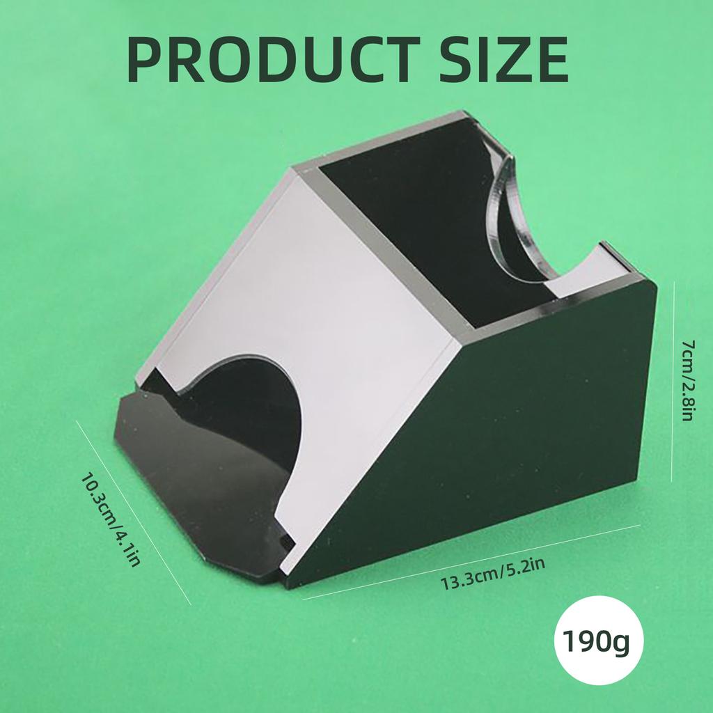 1 Deck Acrylic Playing Card Dealing Shoe Pokers Dealer Playing Card Dealing Shoe Casino Game Table Accessory Enduring