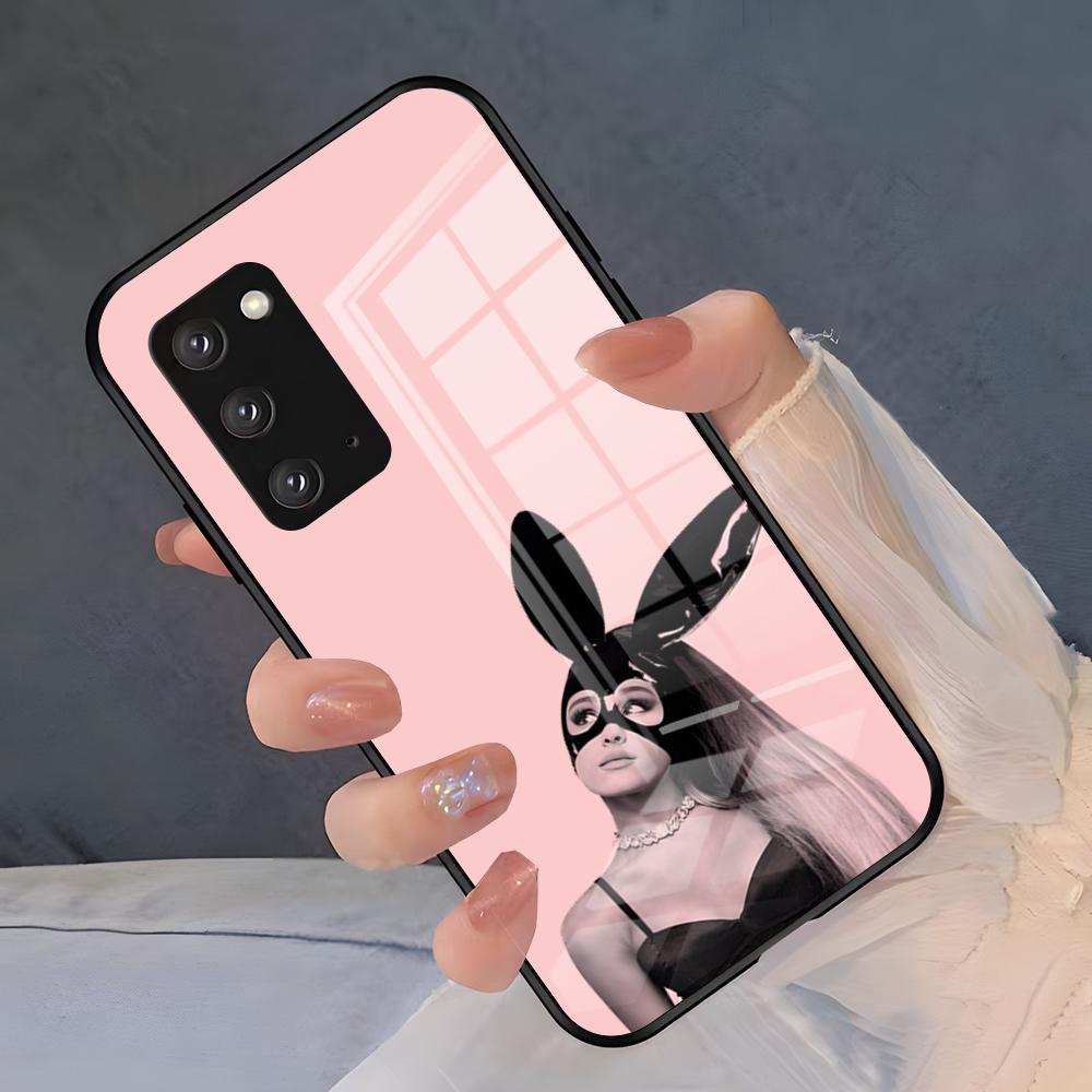 Singer Ariana Grande Phone Case For Samsung A25 A13 A33 5G A54 A36 A35 A56 A52 A14 Shockproof Glass Cover